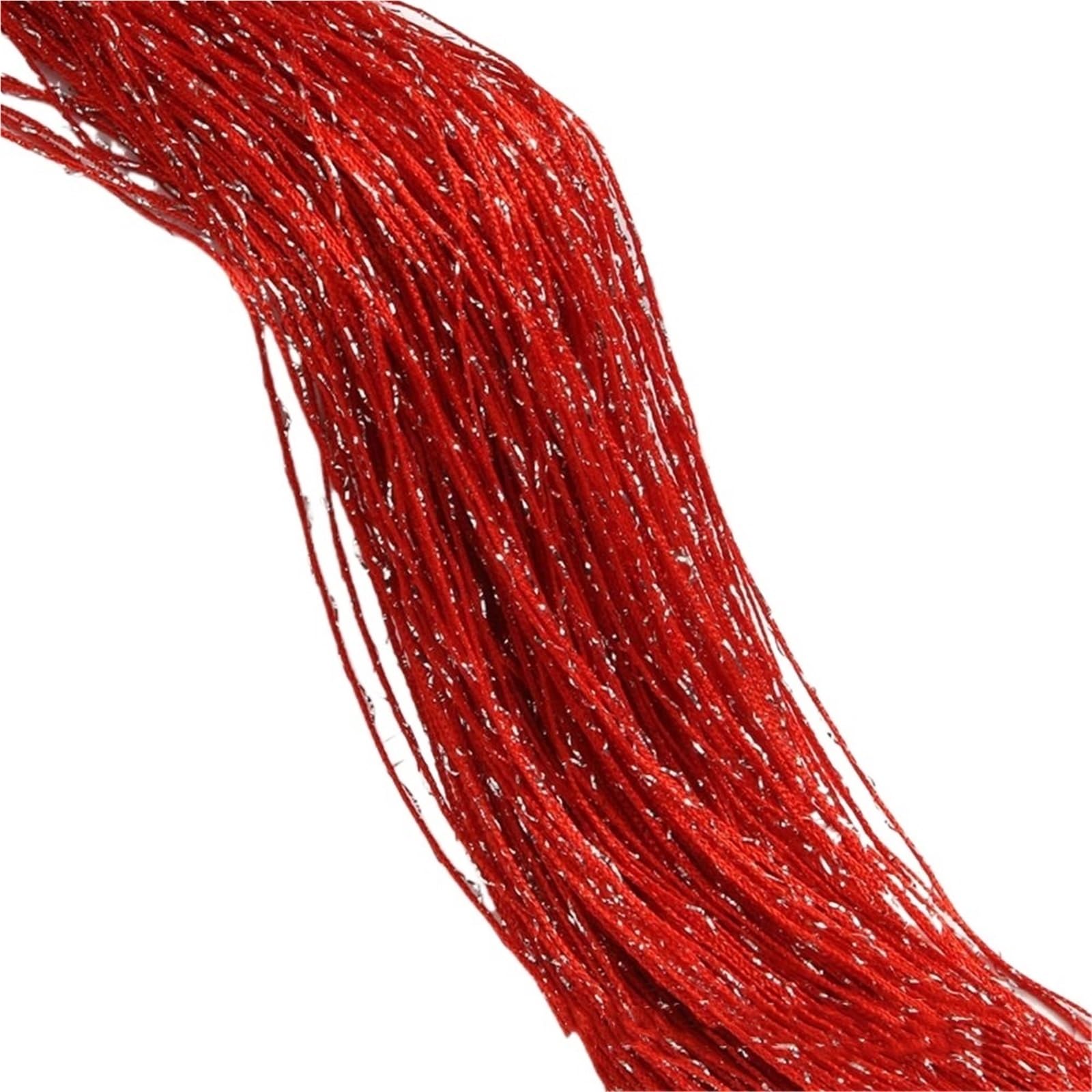 DFGBAPKBL beaded door curtain 2M*1M String Curtain Tassel Glitter Hanging Beaded Curtains Shining Room Divider Net(Red)