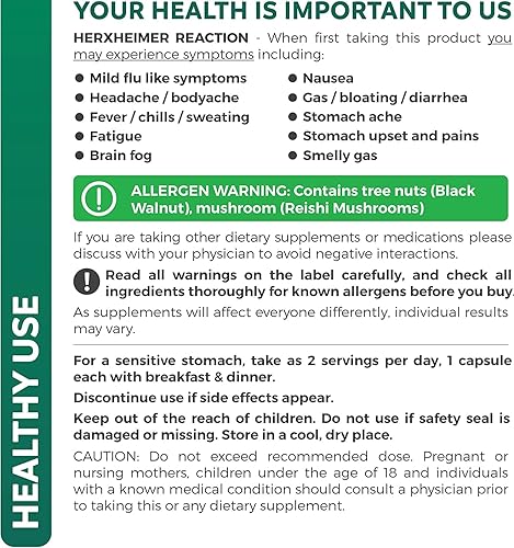 Miniatura 8 de Save $4 (10% Off) - Digestive Vitality Pack - Gut Complex with Caprylic Acid for Balanced Gut Health and Probiotic Support (120 Capsules) &amp; Organic