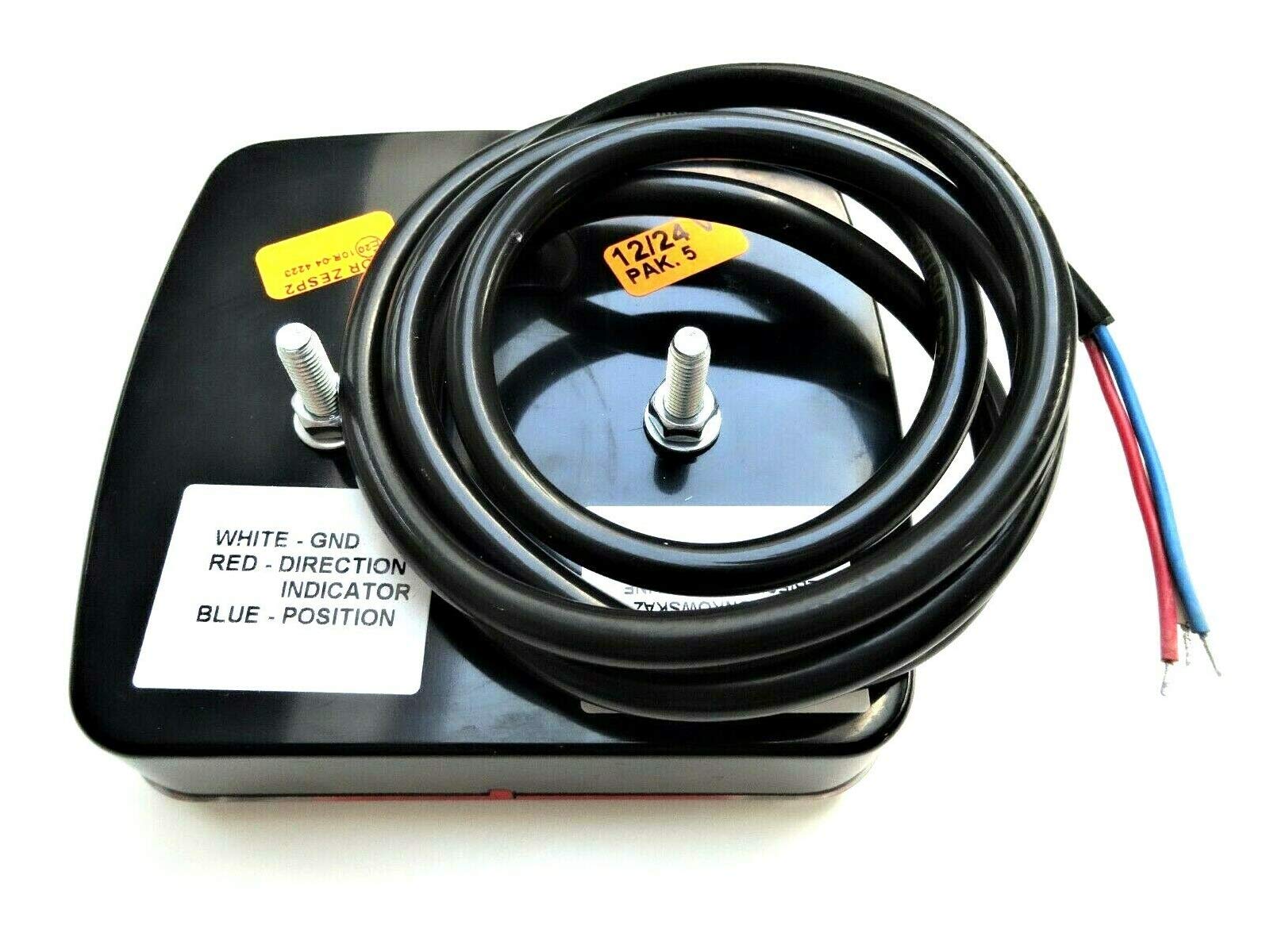 Luce di posizione a LED E9 12 V 24 V per rimorchi, camion, auto, camper, roulotte, trattori, escavatori, ecc