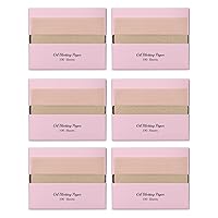 Vista 17 de [100 unidades + estuche de espejo] Hojas de secado de aceite de carbón de bambú natural para cara coreana con estuche de espejo