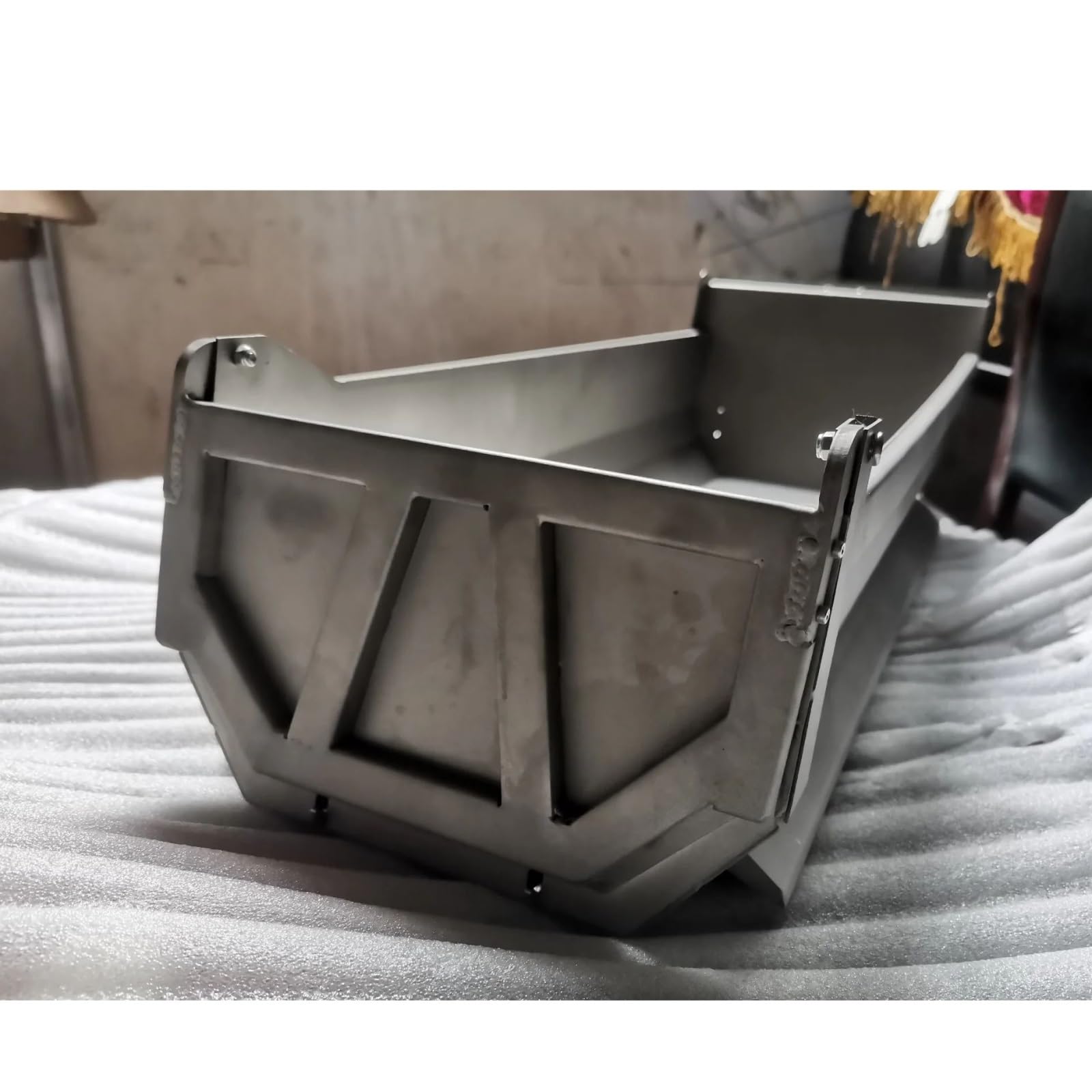 Compartimento para Cubo Carga 8X8 Metal para Tamiya para Scania 770S para R620 para Volvo 750 para ACTROS 3363 para Man 1/14 RC Repuestos Piezas Coche Piezas Mejora Modelos RC