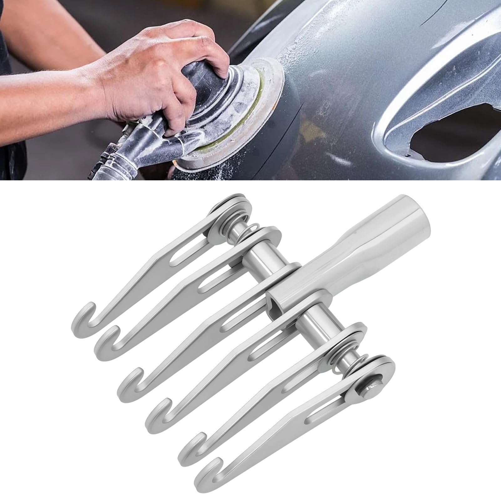 Auto Dent Puller 6 Finger Haken Zugkralle für Gleithammer Befestigung Auto Blech Reparatur