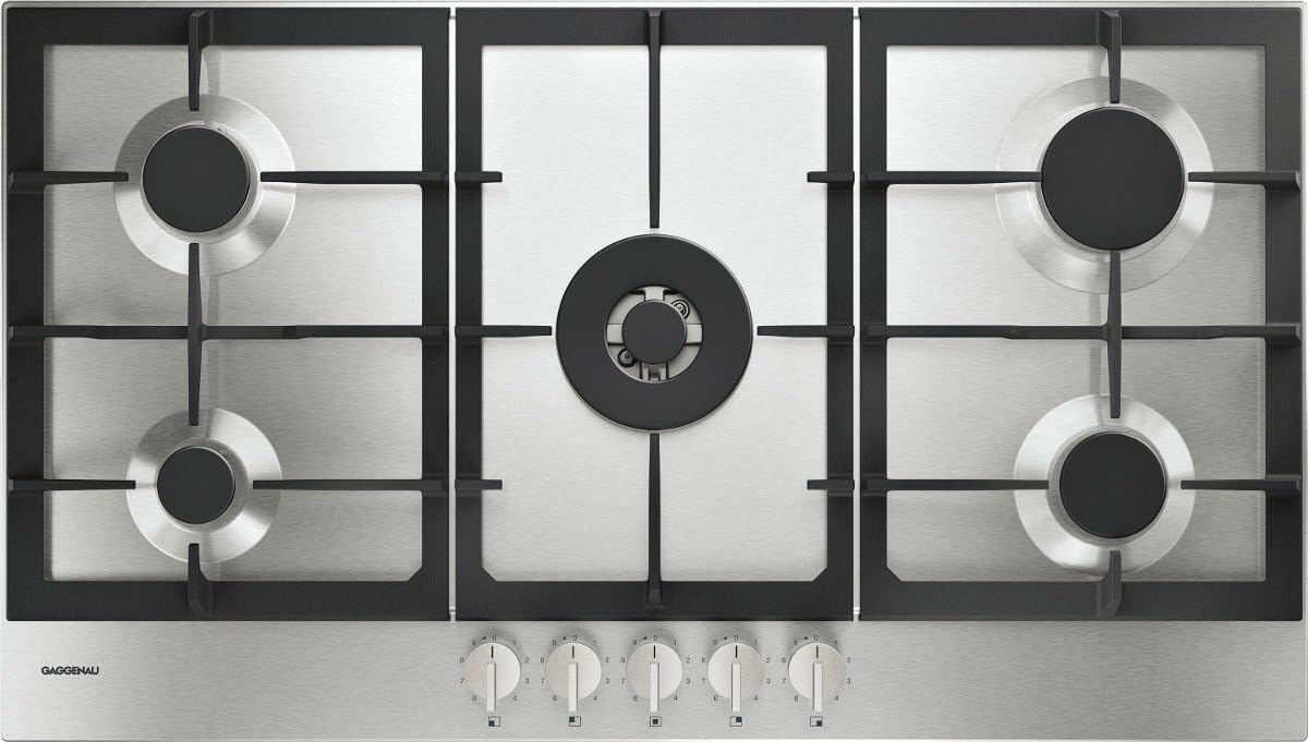 Gaggenau Gas Hob CG 291 210 Steel Finish 90 cm