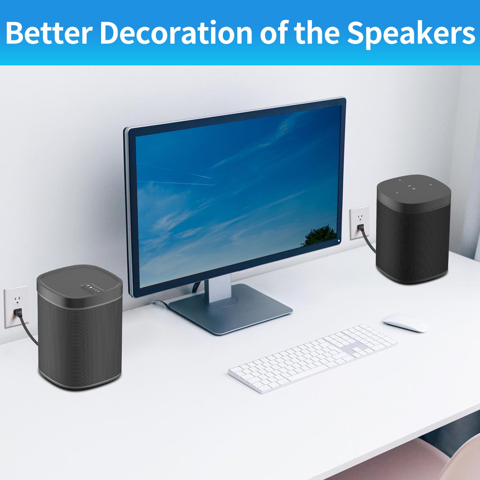 Amazon | Sonos One、SL1、Play 1スピーカー、L-Sharpedショート電源