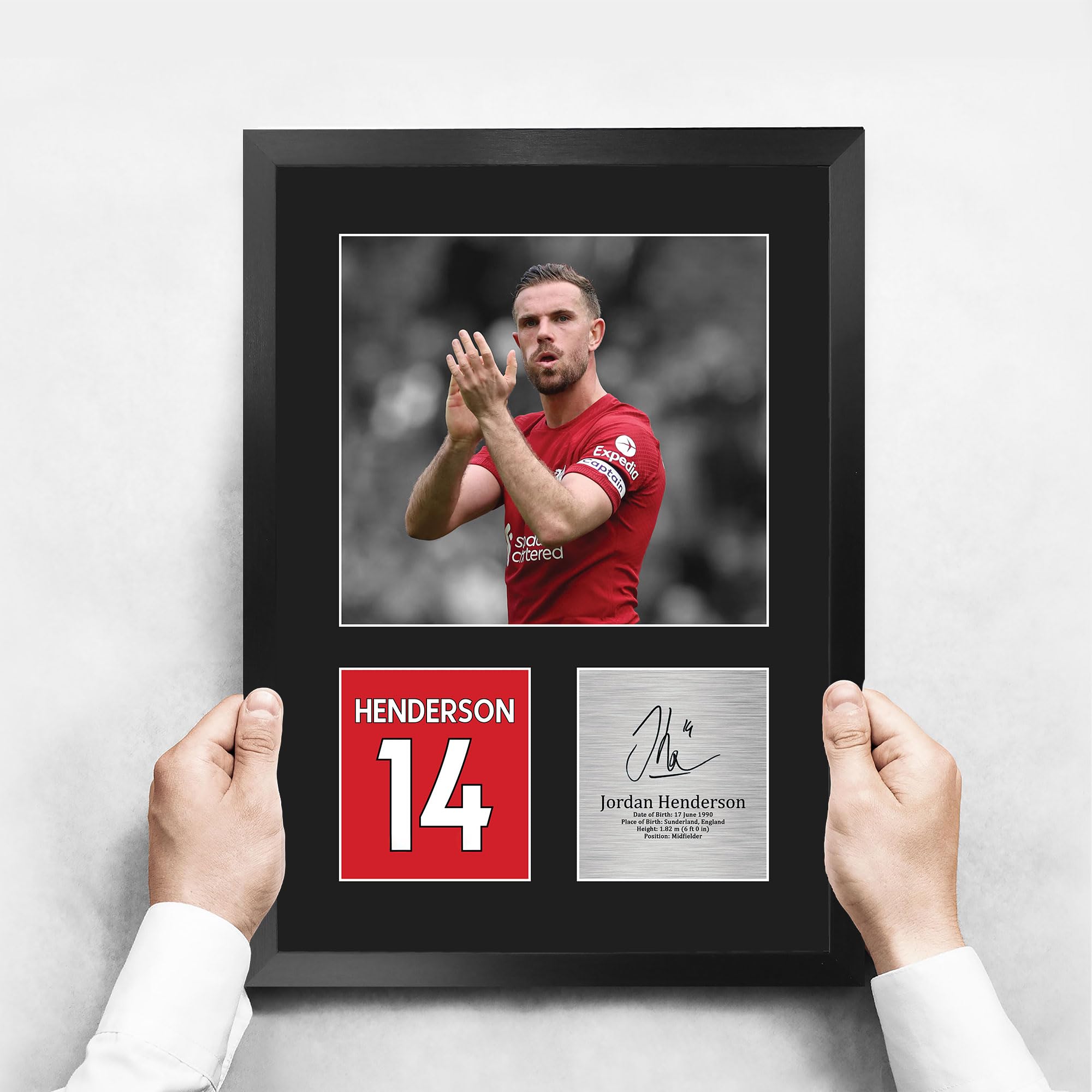 リヴァプール ジョーダン・ヘンダーソン キャプテンアームバンド直筆サイン額装品 Amazon.co.jp: HWC Trading Jordan Henderson Liverpool Giftsプリント
