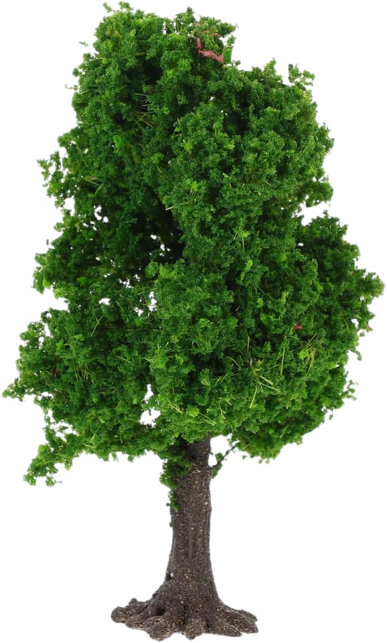 Totority Miniature Tree Model Realistic Diorama Trees for Train Railway Fairy Garden Dollhouse Decor Micro Landscape Ornament Tabletop Scenery 4.72 X 2.75 X 1.96 in