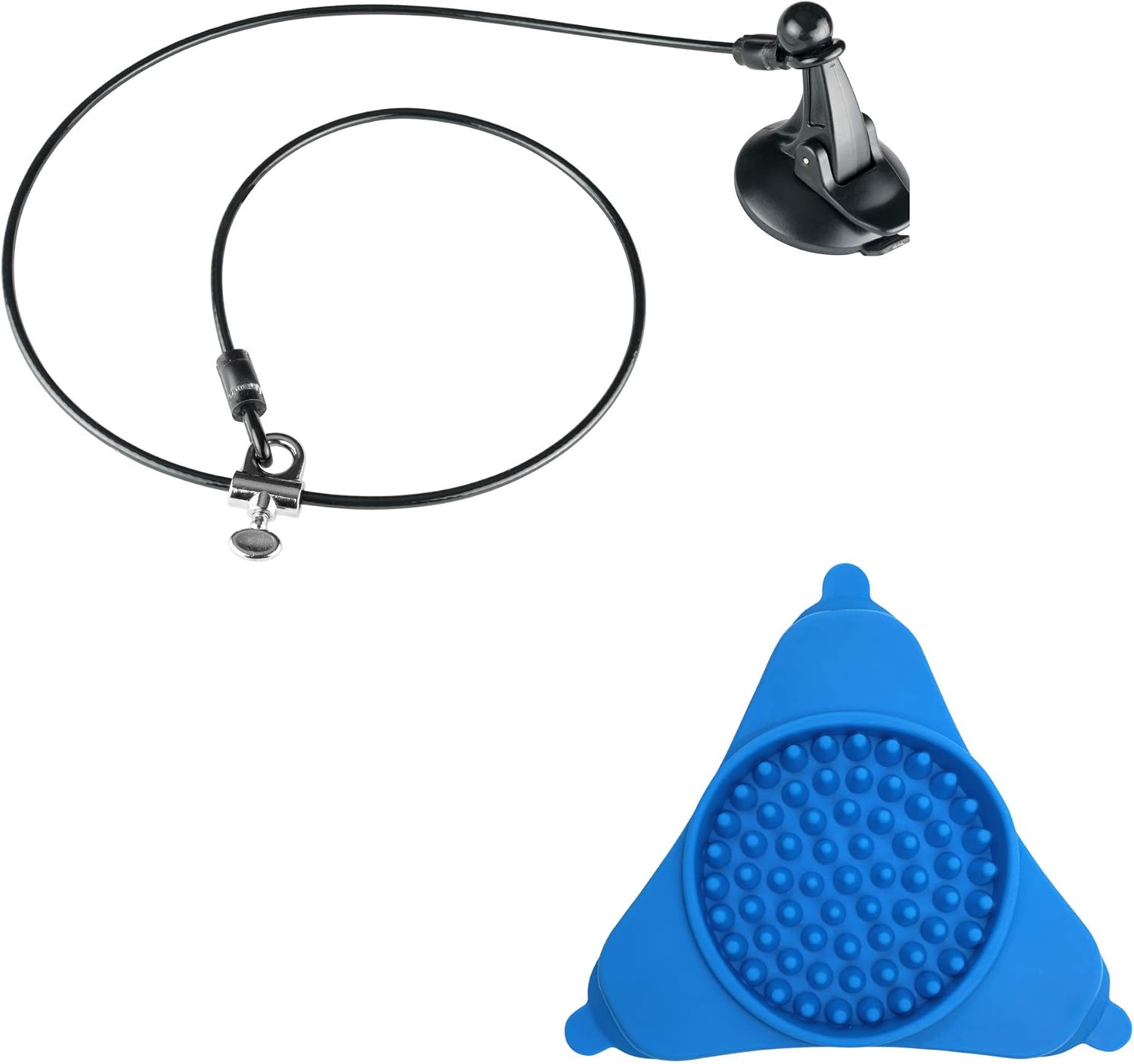LAST LEASH Dog Bathing Suction Cup Tether and Treat Distraction Lick Pad