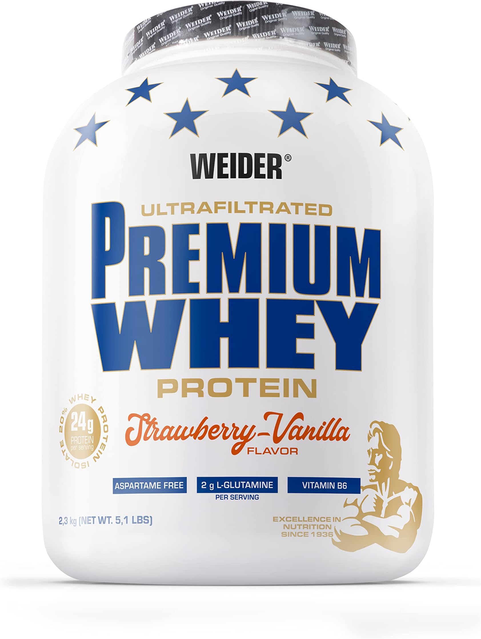 Weider Nutrition Premium Whey Strawberry 2300g