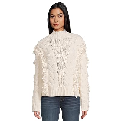 Sanctuary Crafted Fringe Sweater Women