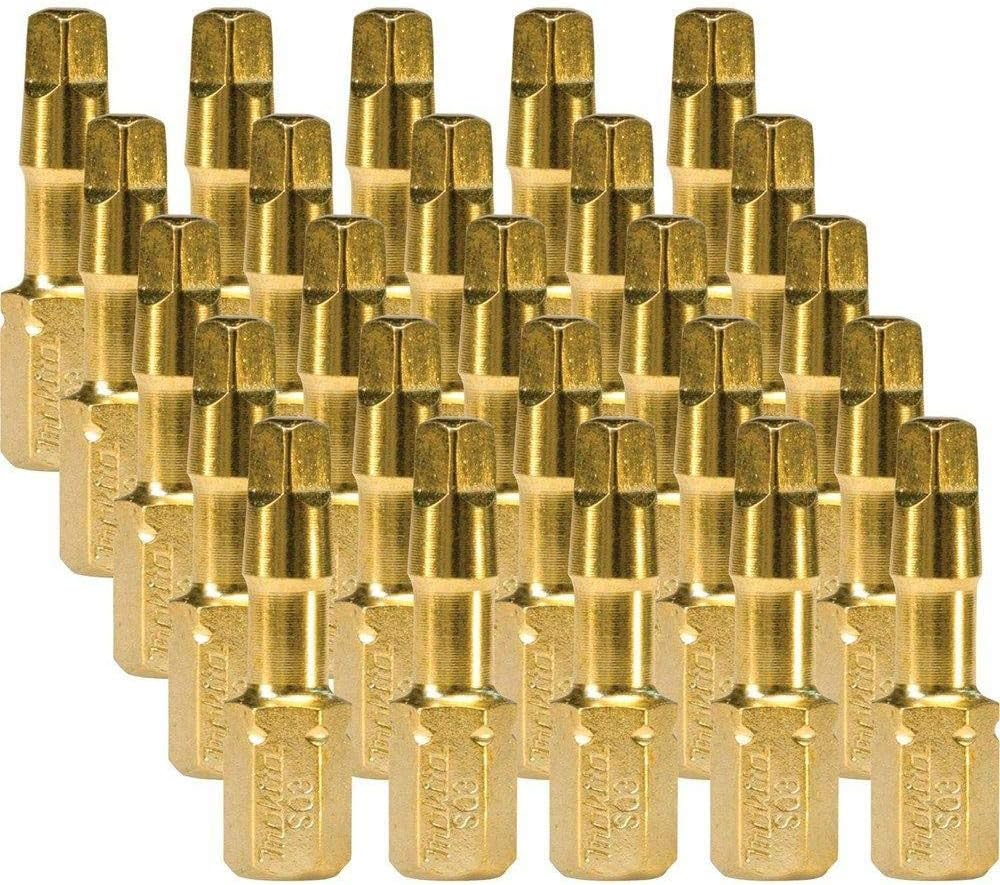 Makita B-44747 Impact Gold #2 Square Insert Bit, 25/Pk