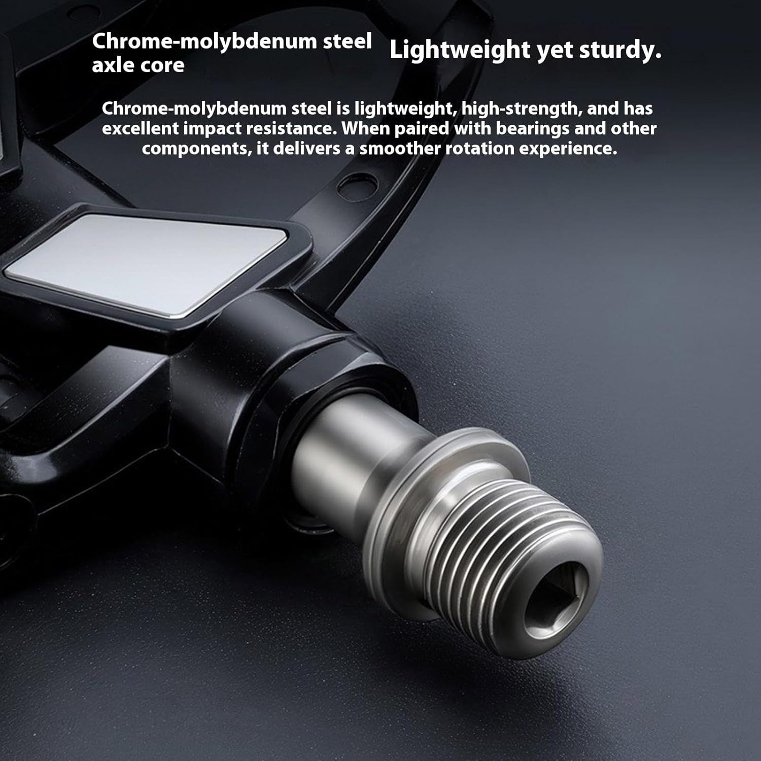 プロ用自転車ペダル 強化構造 精密エンジニアリング 軽量 ロードバイク シールドベアリング 長距離サイクリング