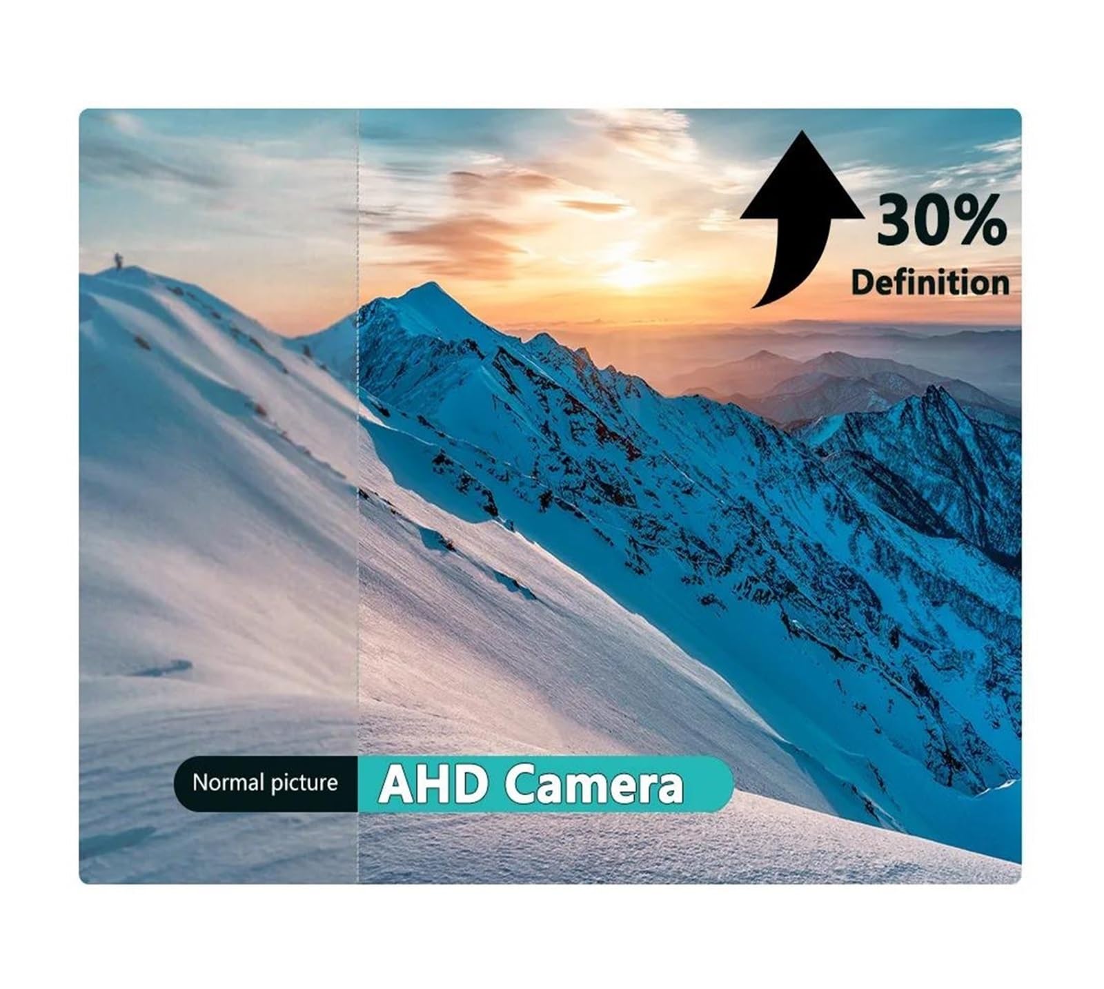 recul étanche caméra Caméra de recul 4K CCD AHD 1080P pour Coffre de Voiture, Compatible pour VW, pour Golf, pour Passat pour Tiguan