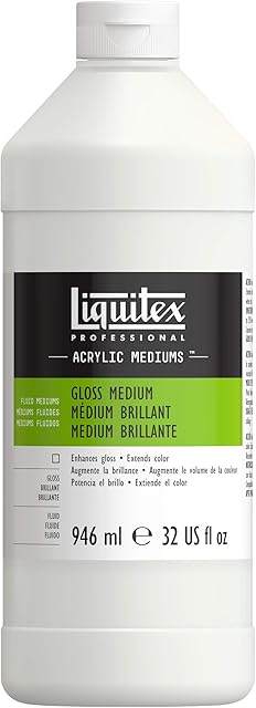 Liquitex Professional Acrylic Medium for Acrylic Paint, Gloss, 946 ml