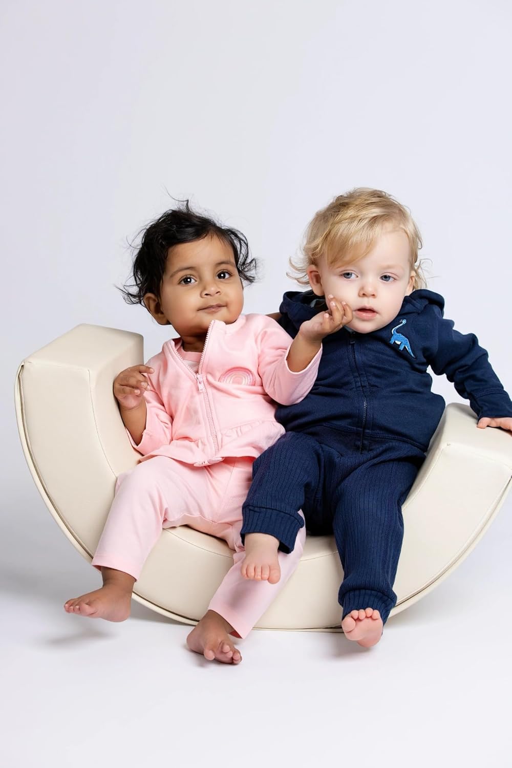 monica + andy Baby Outfit Set, 100% Organic Baby Clothes, Zip Up Jacket, Bodysuit & Pants, Sizes For Newborn & Infant - Image 4