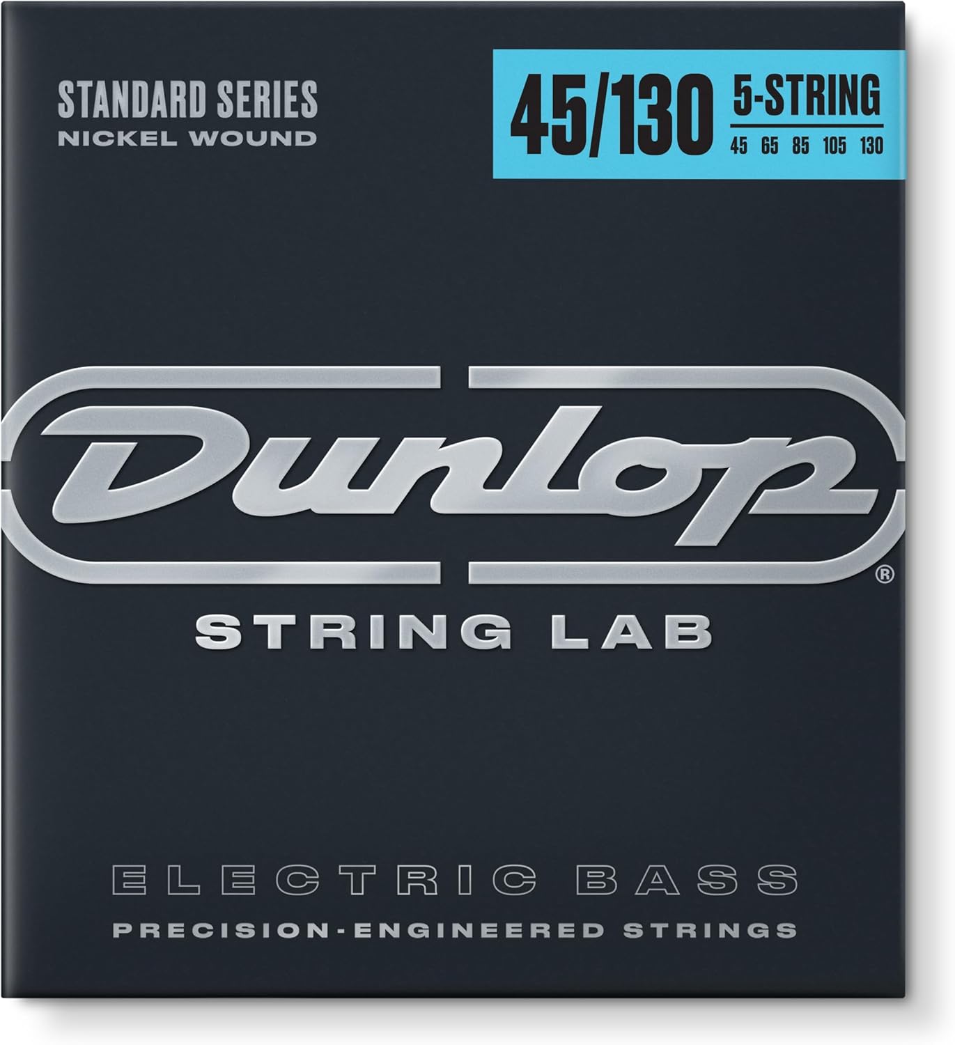Jim Dunlop Standard Series Nickel Wound Tapered Bass Strings 40-120 | 5-String