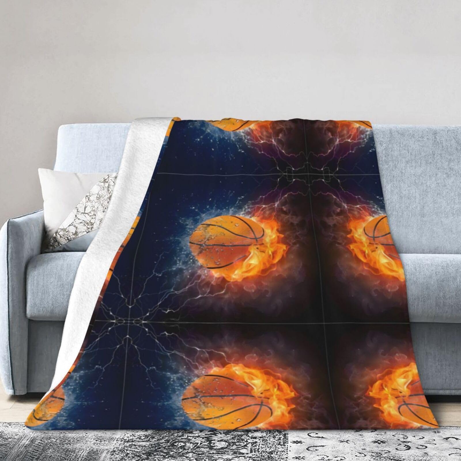 Couverture de voyage en flanelle imprimée pour éliminer le froid en camping