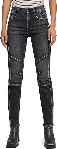 G-STAR Para Mujer Jeans Ace 2.0 Biker Slim Straight, Gris (Worn in Fossil D25285