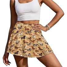 Women Tennis Skirt, Golf Skirts for Women High Elastic Waisted Athletic Skirt with Pockets