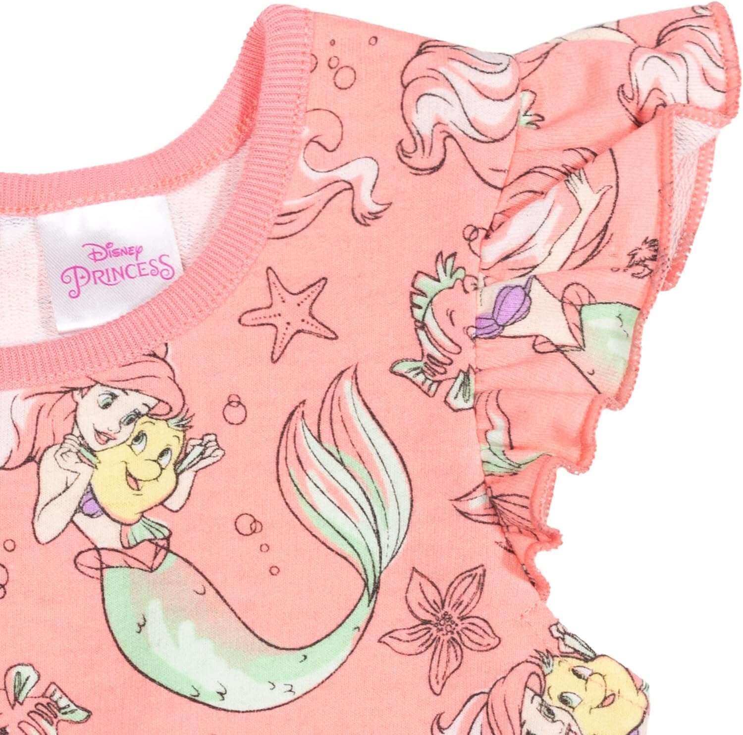 Disney Princess Moana Mulan Ariel Cinderella Belle Romper Infant to Big Kid - Image 3