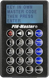 Pin-Master Porte-Mots de Passe (150 Codes – 60 caractères chacun) – Organiseur de Code PIN et Mot de Passe électronique Low Tech – (Taille de la Carte de crédit 8,6 x 5,4 cm) Le Journal de Mots de