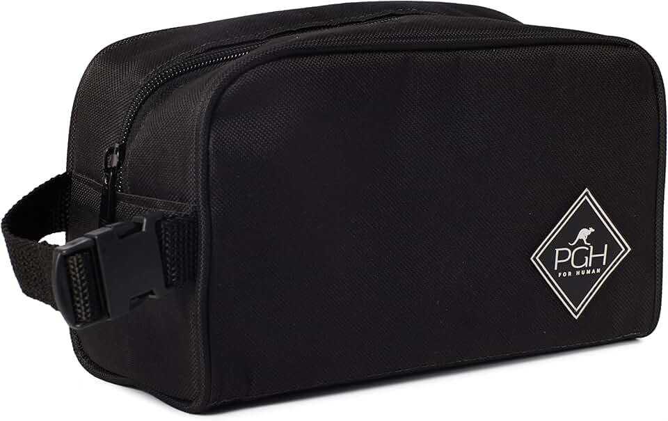 Lancheira Bolsa Térmica Adulto ou Infantil Pequena, PGH Snacker (Preto)