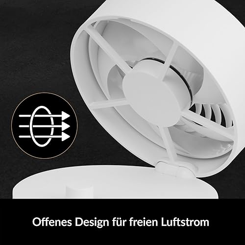 Miniatura 5 de ARCTIC Summair - Ventilador de mesa plegable USB, conexión USB-A, ventilador de cochecito con cable de conexión de 4.724 in, ventilador de