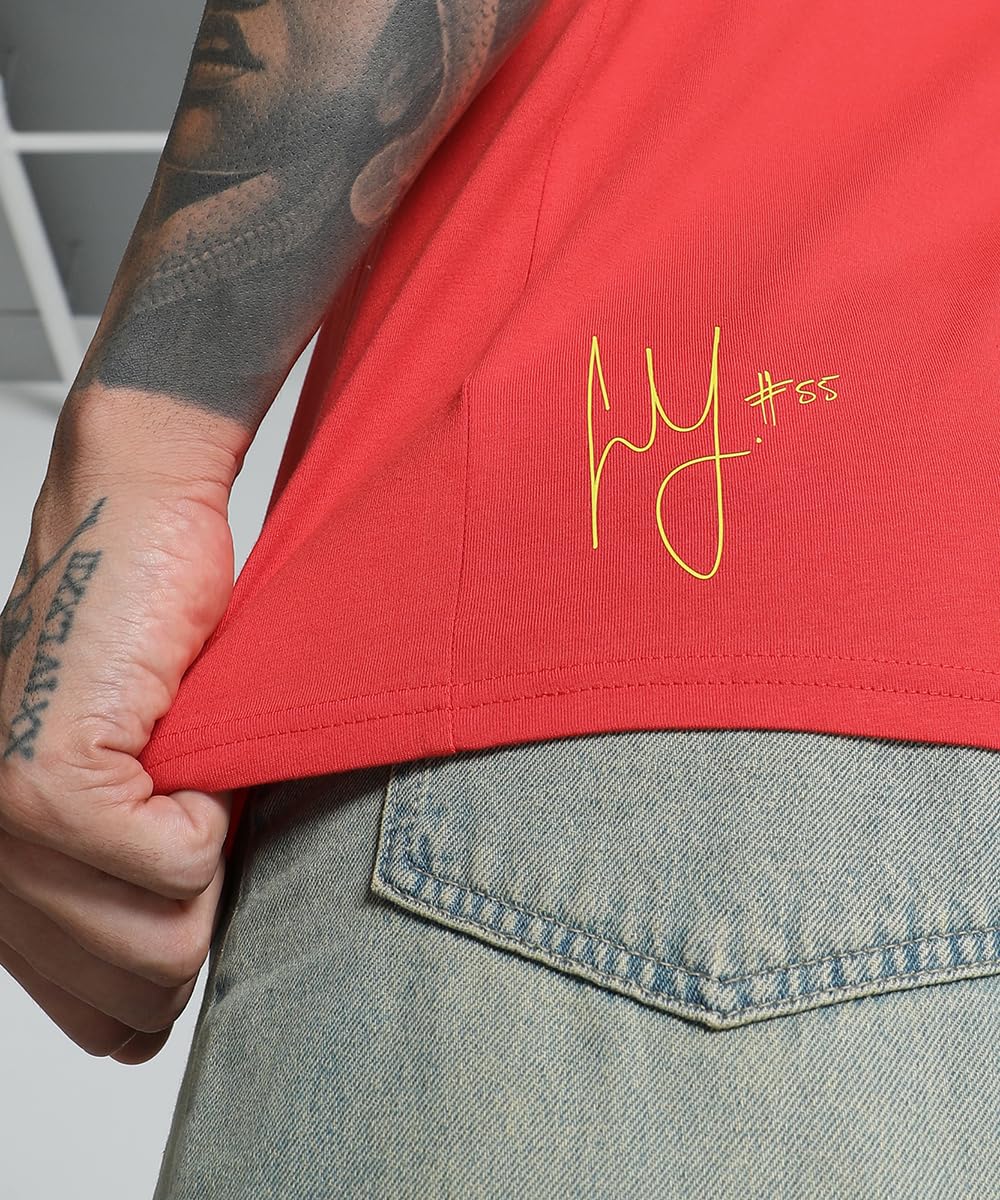PUMA Scuderia Ferrari F1 Herren 2024 Carlos Sainz Tshirt Brennt Rot - Größe: X-Groß