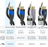 KabelDirekt – 8K / 4K HDMI Cable – 3m & More HDMI Cables (0.15m–22.5m) – German-Engineered HDMI Lead – Supports 10K/8K@60Hz/4K@120Hz – HDMI Cable for HDTV, PC, PS5, Xbox, Switch - 5