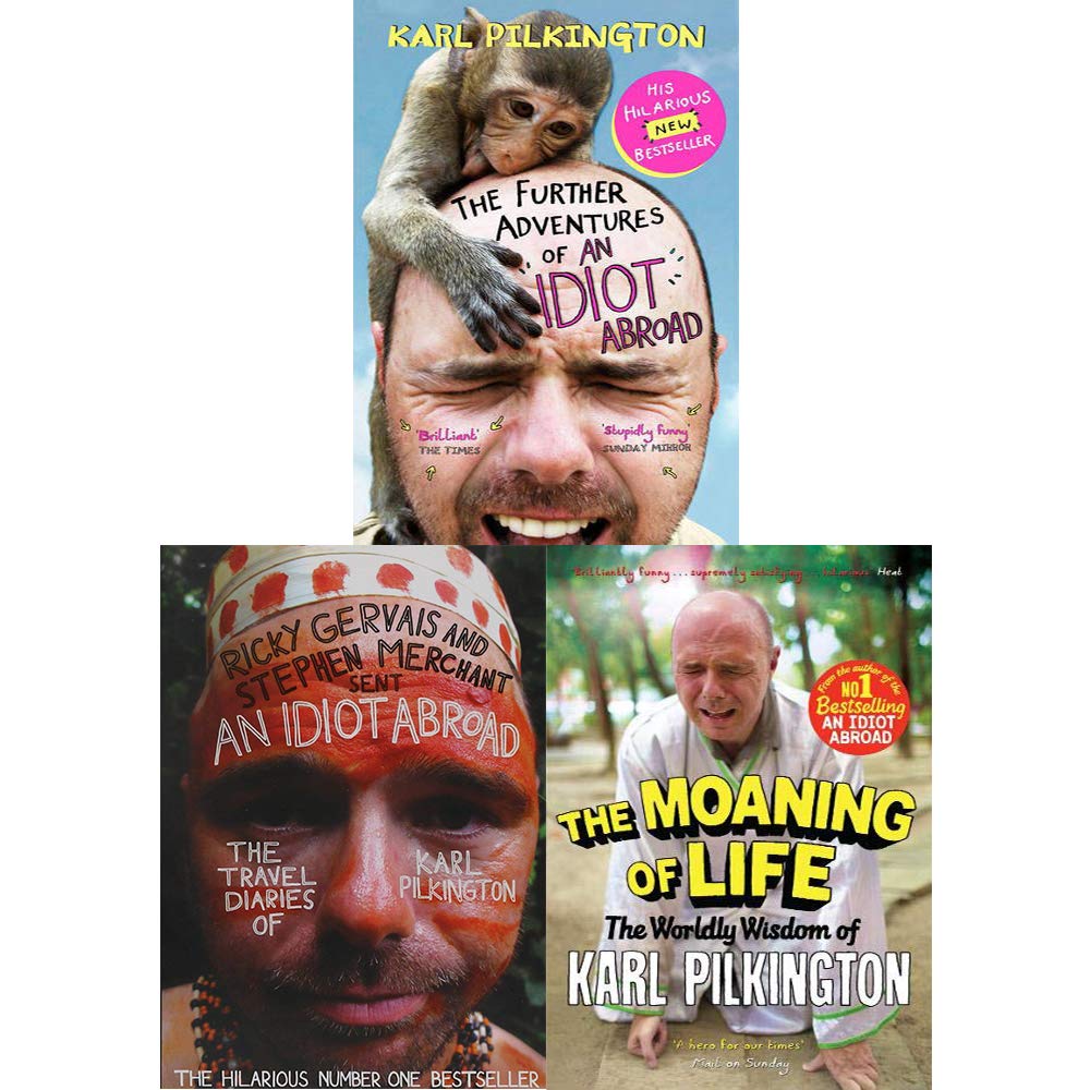 Karl Pilkington Collection 3 Books Set (The Moaning of Life