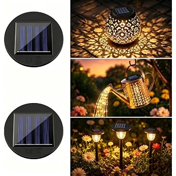 Pack of 2 Solar Lights Replacement Parts 8 cm LED Warm White for Garden [Energy Class A]