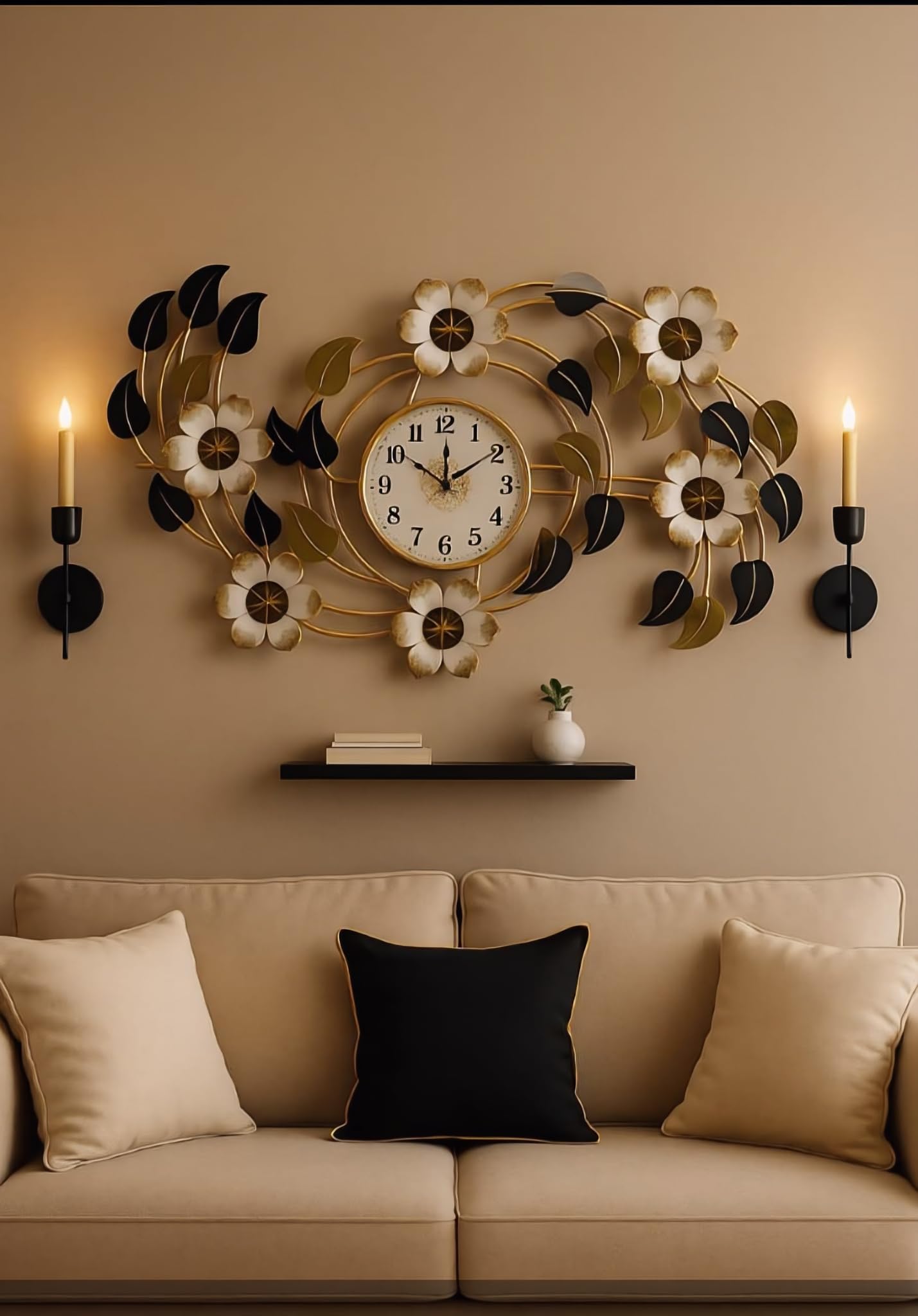 Art House Designer Wall Clock - Steel & Acrylic -1 Art House Designer Wall Clock - Steel & Acrylic -1