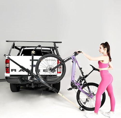 Miniatura 2 de HYPERAX Elevador de voltios asistido patentado, 1 enganche nominal para caravana, 2 portabicicletas E de hasta 1 bicicleta eléctrica de 80 libras