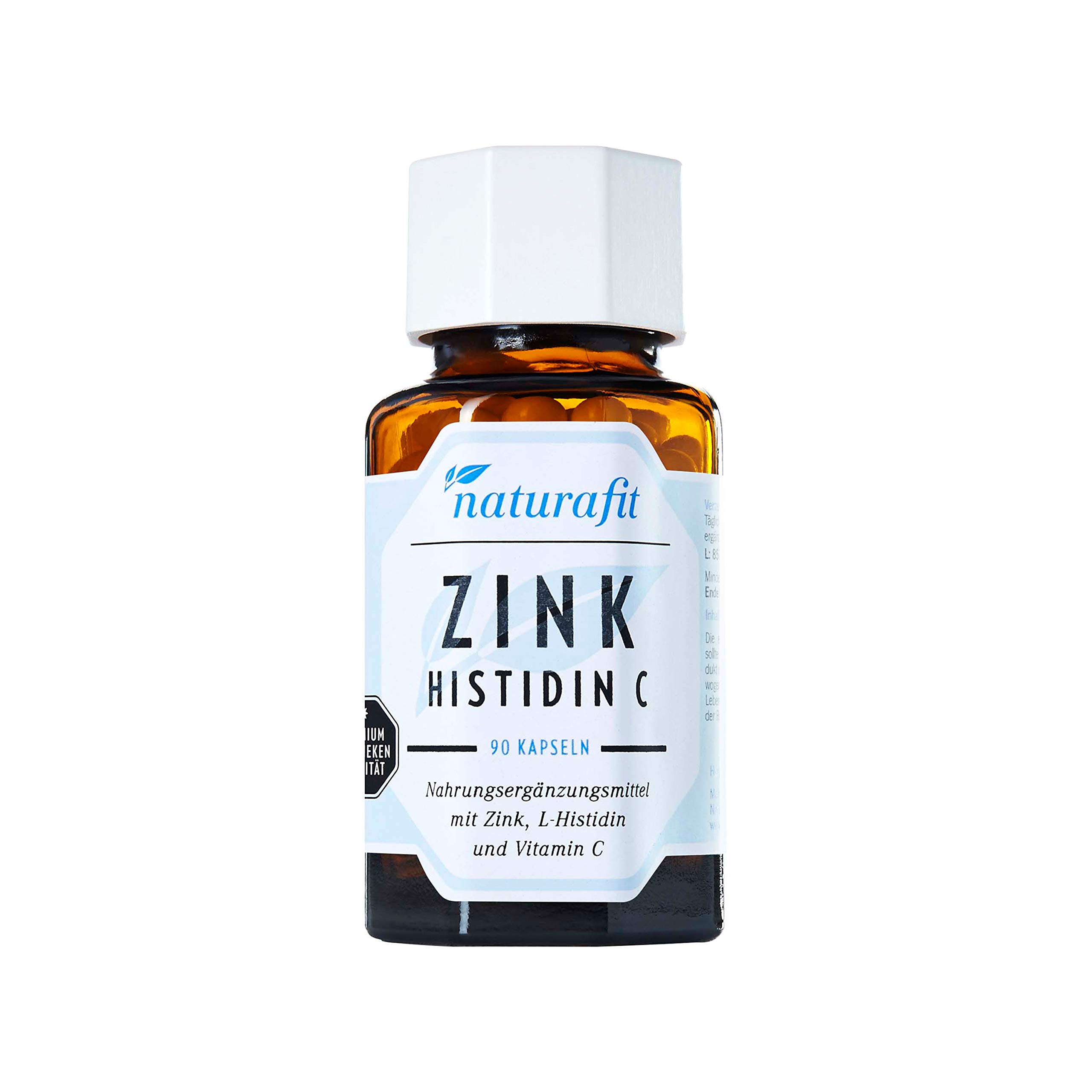 Naturafit Nahrungsergänzungsmittel mit Zink, L-Histidin und Vitamin C
