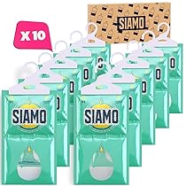 Siamo 10 Pack Sacchetti Deumidificatori Antimuffa Per Armadio, Casa, Assorbi Umidità In Armadi, Cucine, Seminterrati, Camper #1 in deumidificatori Eliminare Odore Sgradevole Funziona e Basta