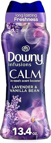 Vista 71 de Downy Infusiones - Perlas potenciadoras de aroma en el lavado, aroma Calm de lavanda y vainilla, 5.7 onzas