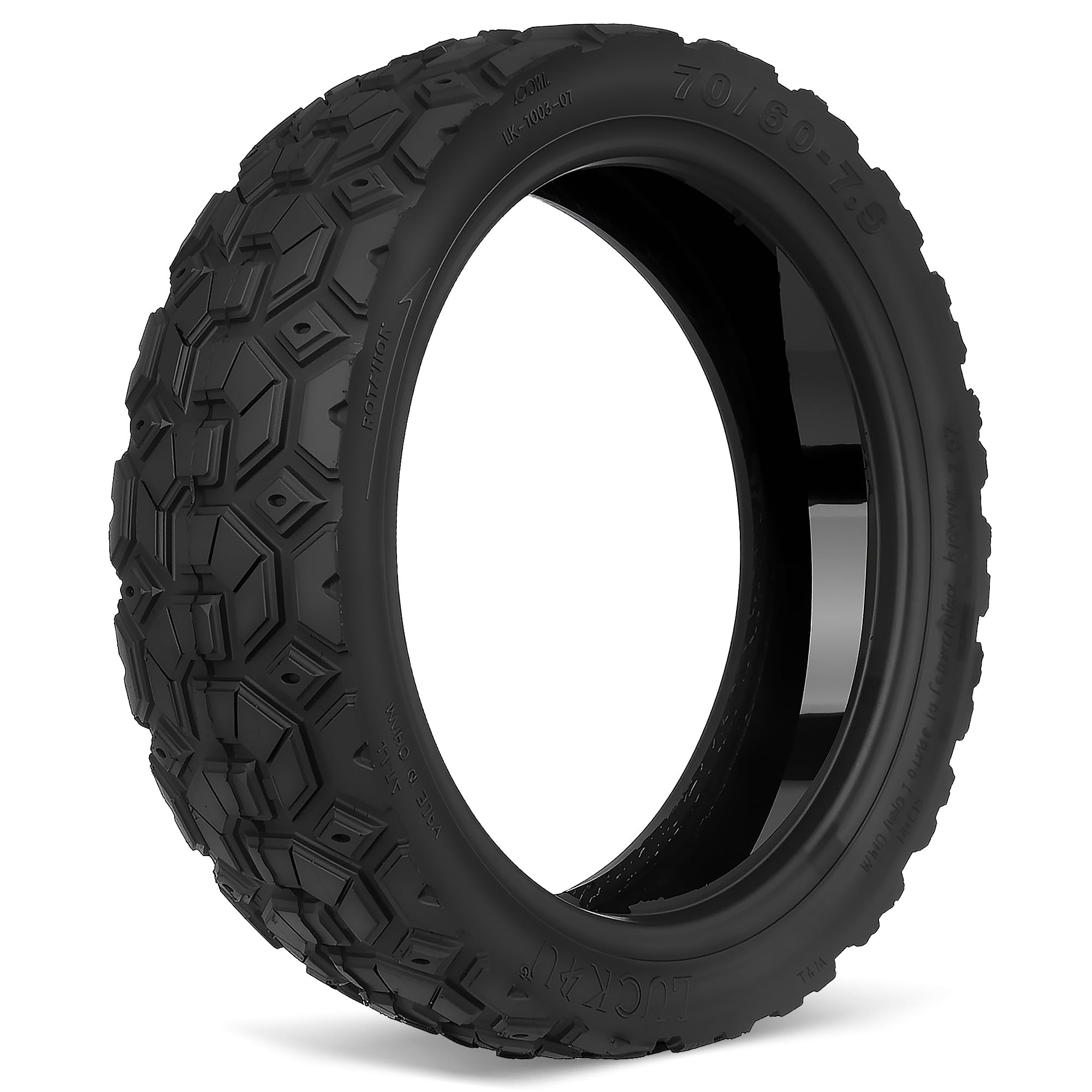 Pneu Tubeless Auto‑Obturant 70/60‑7.5, Compatible Avec Les Trottinettes Ninebot By Segway MAX G3 / ZT3 / ZT3 Pro, Pneu Tout‑Terrain Sous Vide 11 x 2,75, Pneu Anti‑Éclatement 11 Pouces