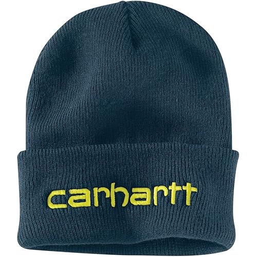 Carhartt Men's Knit Insulated Logo Graphic Cuffed Beanie