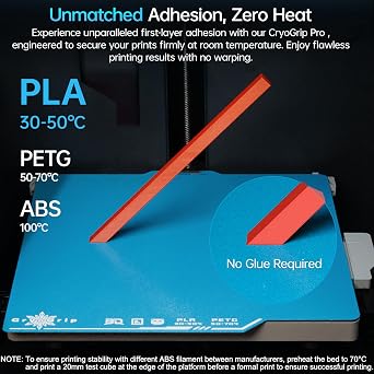 BIQU CryoGrip Pro Frostbite 257x257mm + Panda Lux + Panda Claw + Panda Touch + Panda Breath for Bambu-Lab P1P/P1S/P2S/X1C/X1E/A1