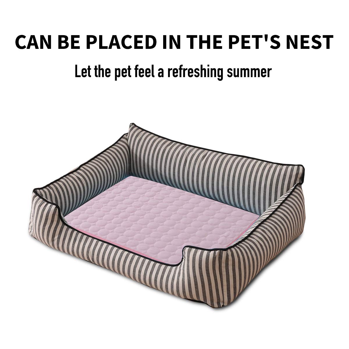 PETCUTE Tapis de Refroidissement pour Chien Coussin Refroidissement pour Animaux domestiques Coussin rafraîchissant Tapis rafraîchissant de Chats