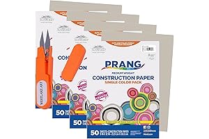 9x12 Gray Construction Paper for Arts, Crafts, and Classroom Projects