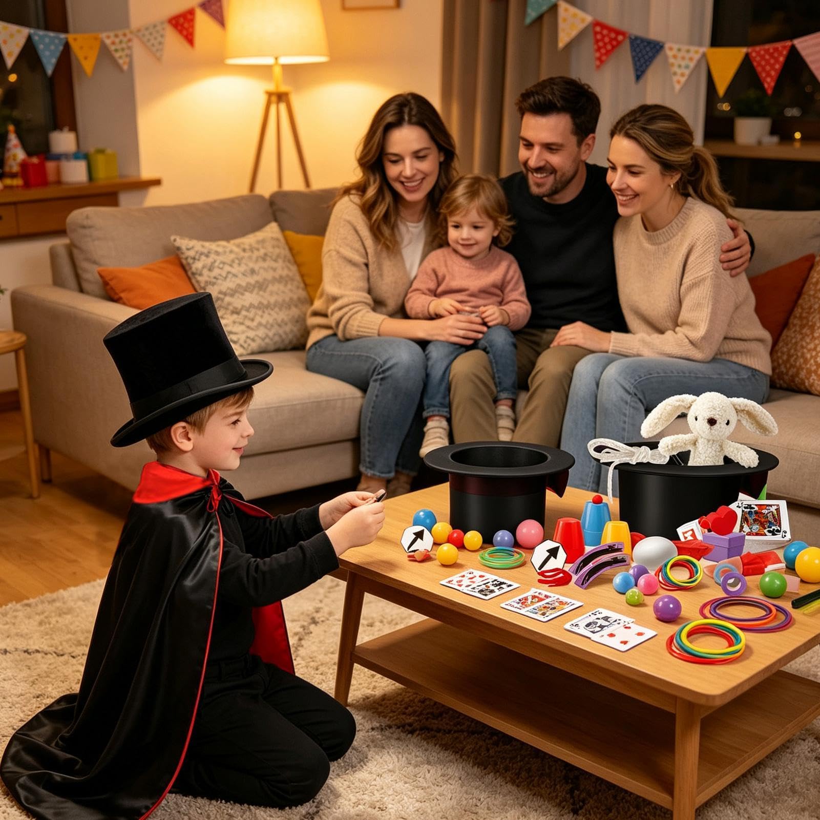 Set magico con cappello a bacchetta , fantastico giocattolo educativo