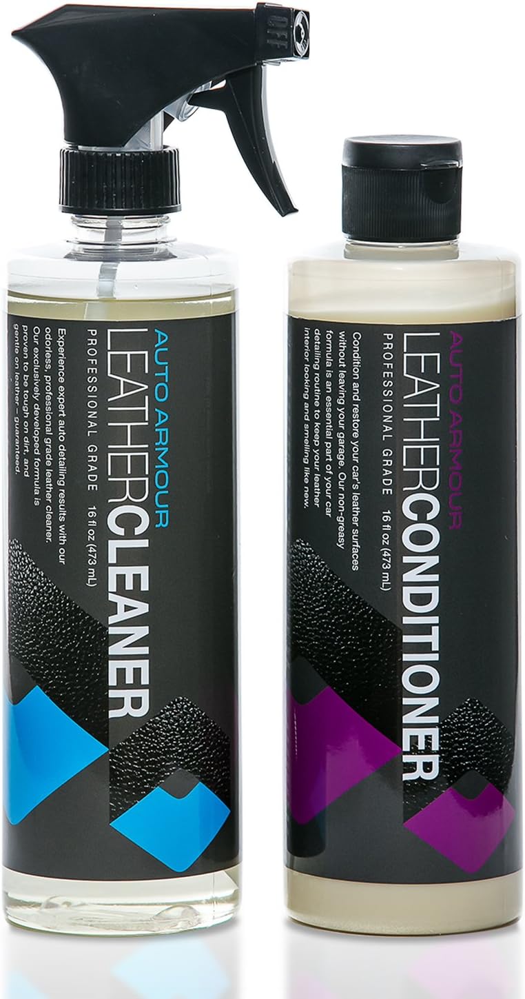 AA16LCL-16LCO Leather Cleaner, Leather Conditioner Kit, 16 oz.