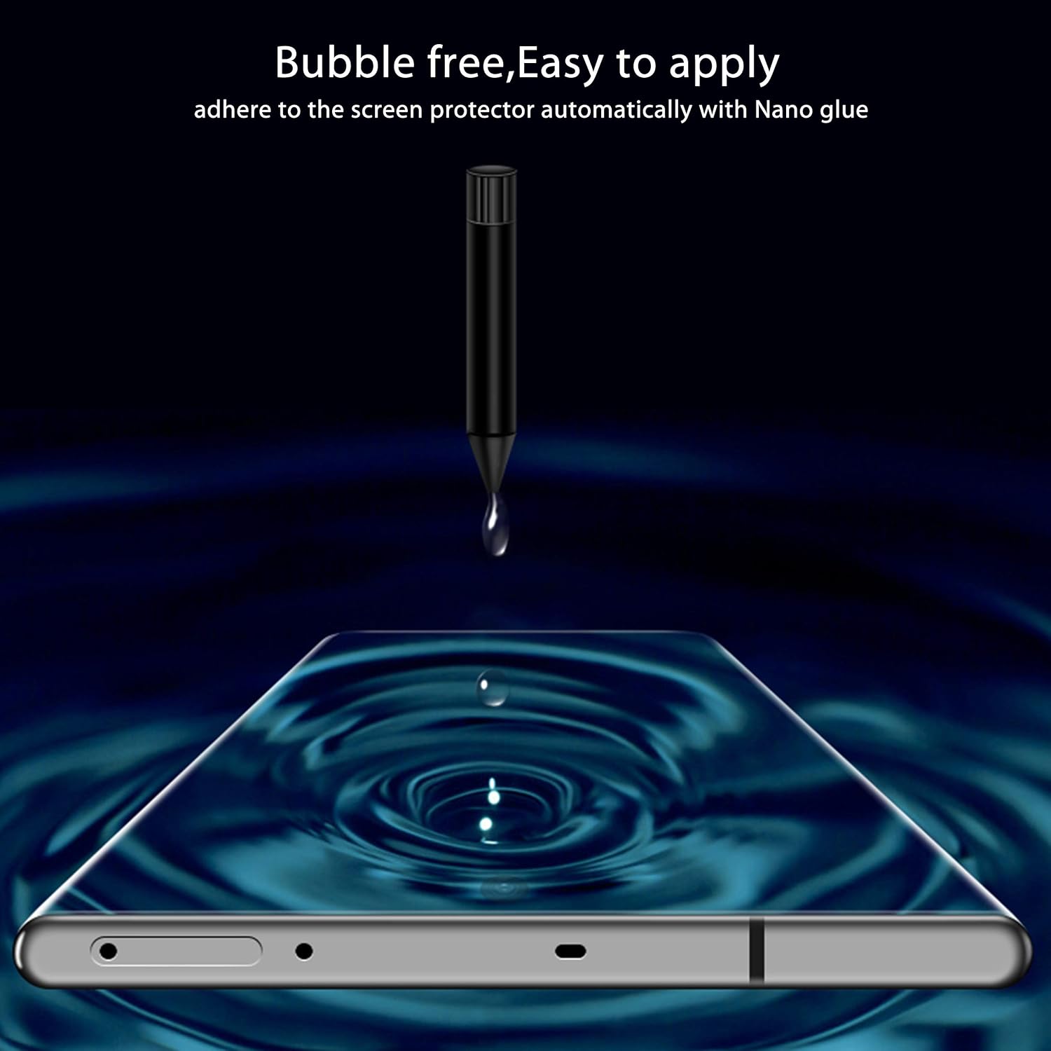 HOMEMO Screen Protector for Galaxy Note 10 plus 2 Pack Tempered Glass 6.8 inch with UV light Advanced HD Clarity Work Most Case