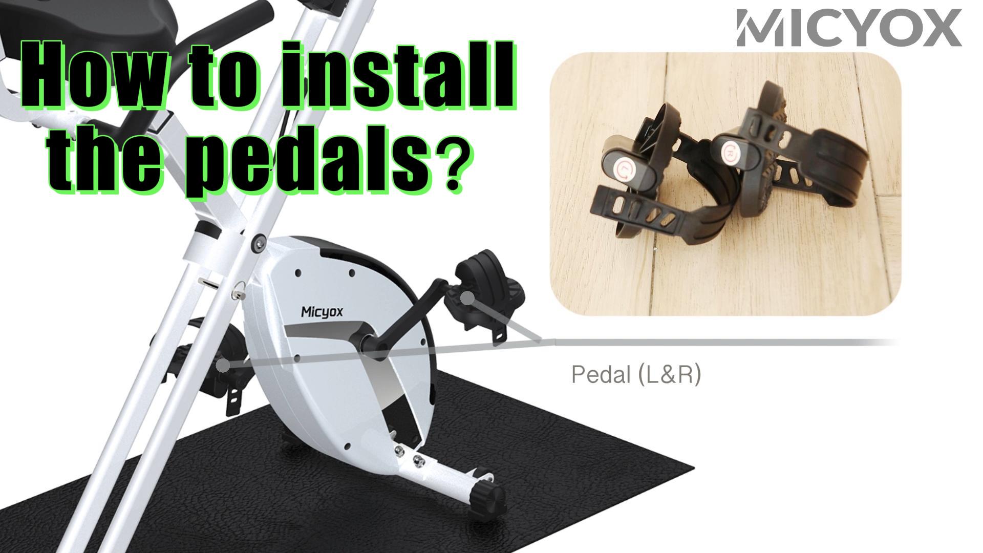 MX600 Heimtrainer-Pedale Installationsanleitung Video ansehen