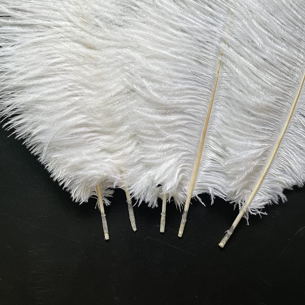 Adaai 100piezas 11.813.7inch Natural Pluas De Avestruz Plue Para