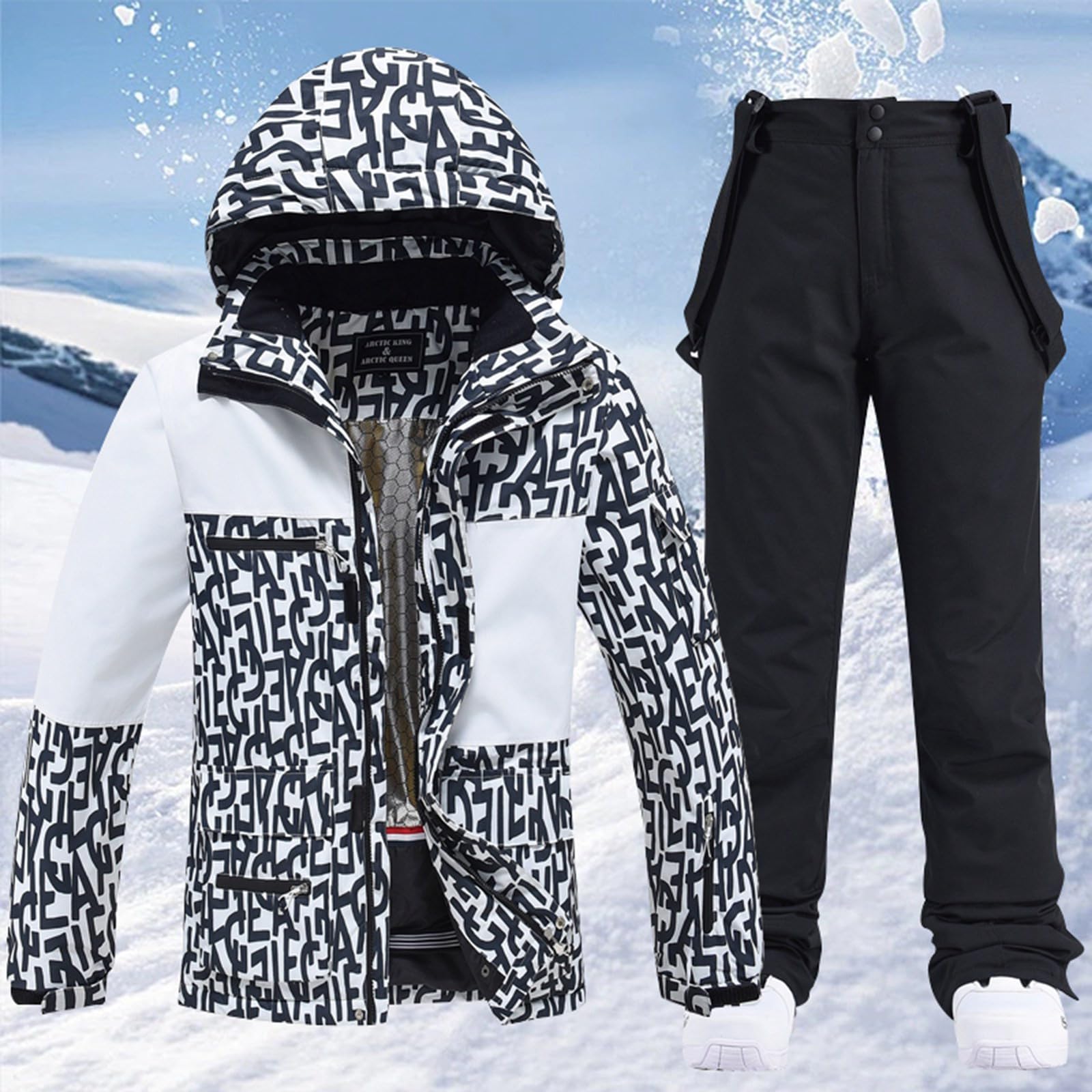 Combinaisons de ski pour homme et femme - Combinaison de ski chaude