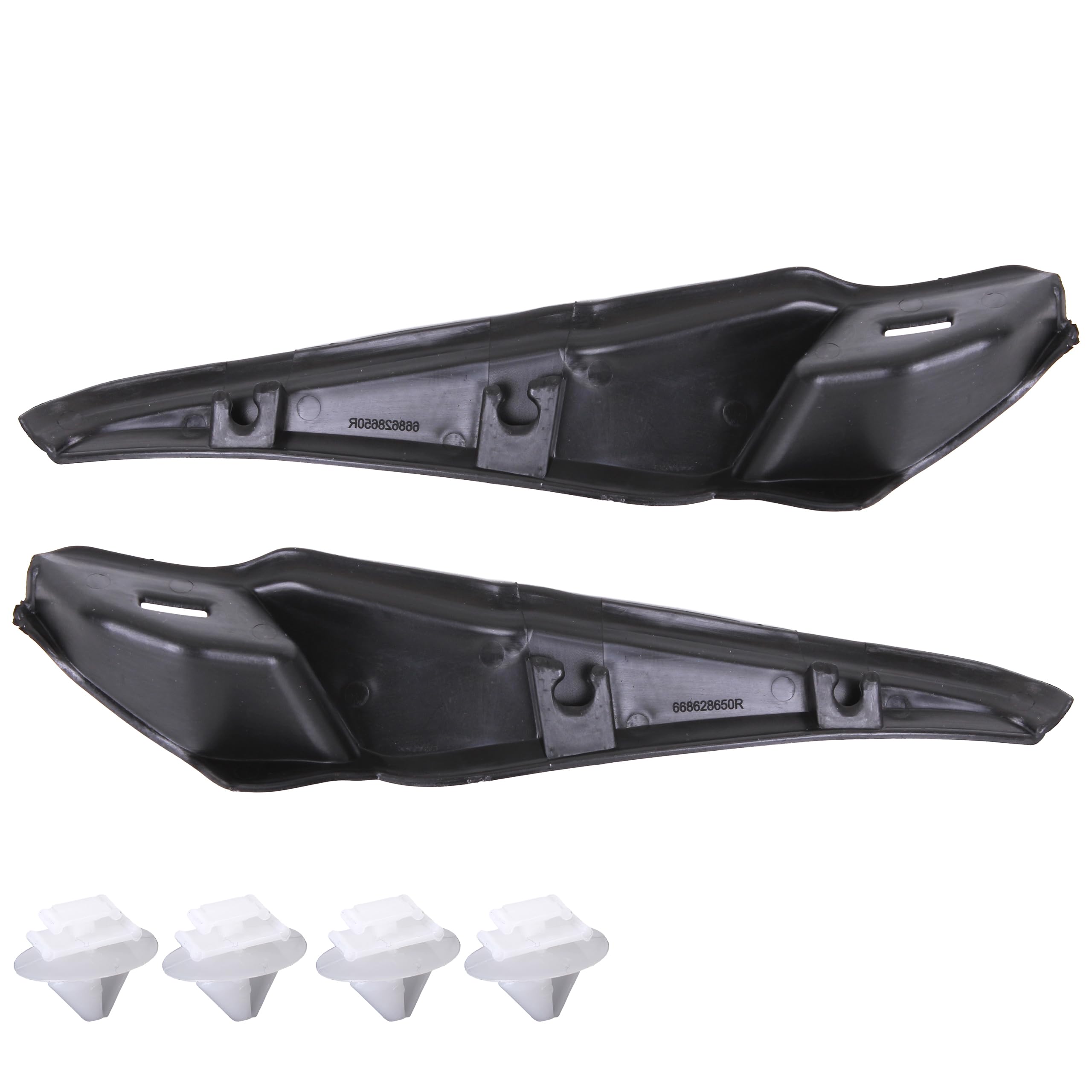 INLY Support pare-brise pour vitre de coin compatible avec Clio IV (2012–2019) 668628650R 668630559R