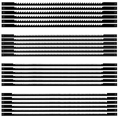 Scie A Chantourner Lames De Scie à Chantourner 10/15/18/24 Dents 127mm Accessoires Pour Scier Planche Bois Couper Métal Mou Mousse Plastique Lame Scie A Chantourner