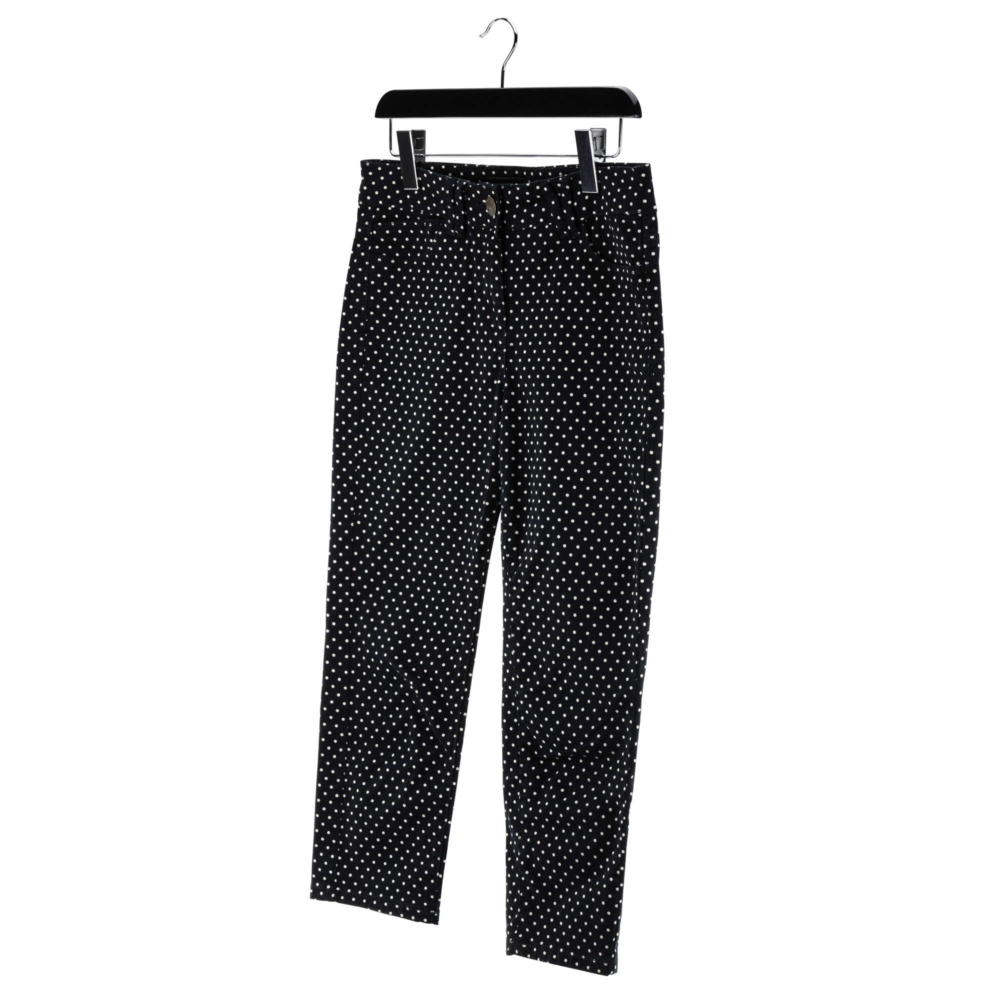 Hangerworld 10 grucce per pantaloni in legno, 36 cm, colore nero, con clip