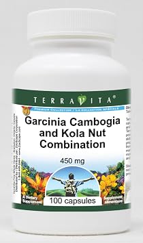 Garcinia Cambogia and Kola Nut Combination - 450 mg 100 Capsules, ZIN 516377